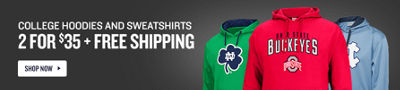 ncaa hoodies 2 for 35