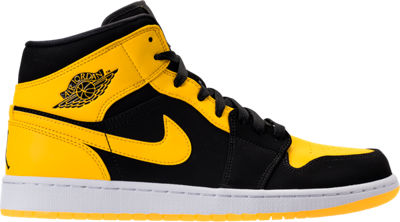men's air jordan 1 mid retro basketball shoes green