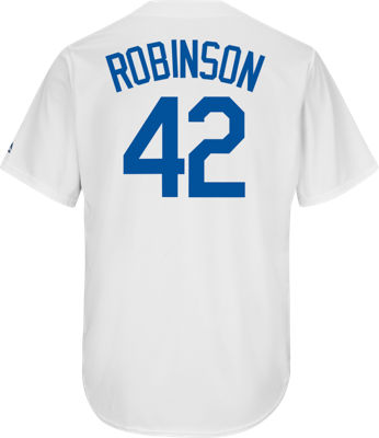 Men's Majestic Los Angeles Dodgers MLB Jackie Robinson Throwback Jersey ...