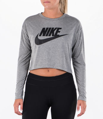 nike jogger crop top set