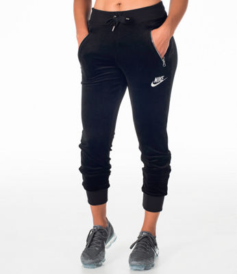 nike sportswear velour pants