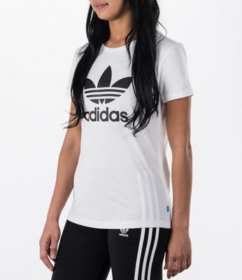 adidas trefoil shirt women's