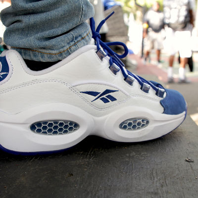 reebok question low homme deepblue