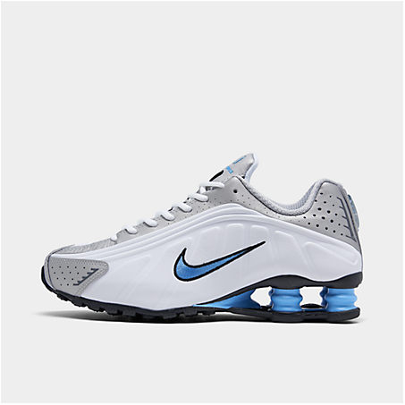 Nike Men's Shox R4 Casual Shoes In White