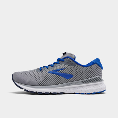Brooks Men's Adrenaline Gts 20 Running Sneakers From Finish Line In Grey