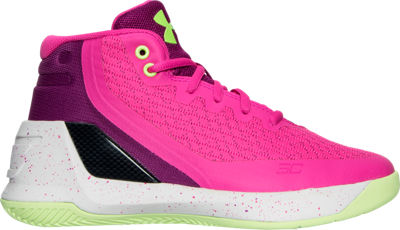 UNDER ARMOUR Girls' Preschool Curry 3 Basketball Shoes, Pink | ModeSens