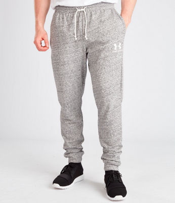 UNDER ARMOUR UNDER ARMOUR MEN'S SPORTSTYLE TERRY JOGGER PANTS IN GREY SIZE MEDIUM COTTON/POLYESTER,5581697