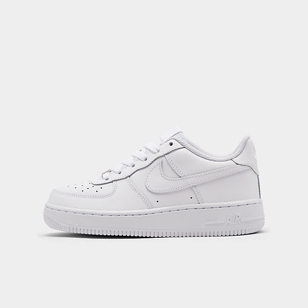 Whitewhite Men Nike Air Force 1 Low Boys Grade School Shoes Whitewhite Men Nike Air Force 1 Low Boys Grade School Shoes