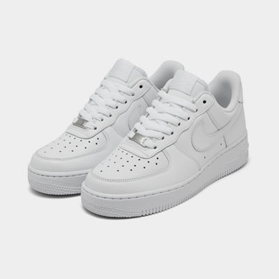 all white air force ones finish line