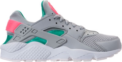 Nike Men's Air Huarache Run Running Sneakers From Finish Line In Grey