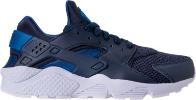Nike Men's Air Huarache Run Running Sneakers From Finish Line In Blue