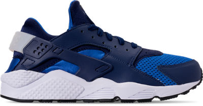 NIKE MEN'S AIR HUARACHE RUN RUNNING SHOES, BLUE,2374593