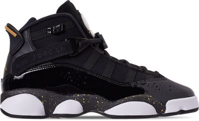 boys all black jordans