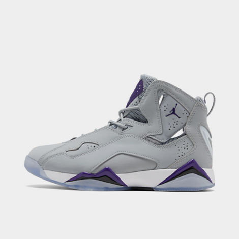 Nike Jordan Men's True Flight Basketball Shoes In Grey