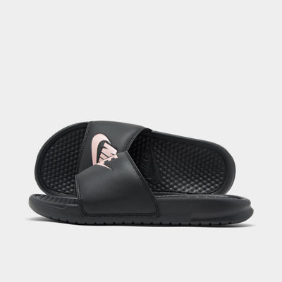 Women S Nike Benassi Jdi Swoosh Slide Sandals Finish Line