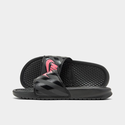 Women S Nike Benassi Jdi Swoosh Slide Sandals Finish Line