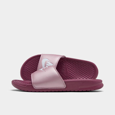 nike slides women purple