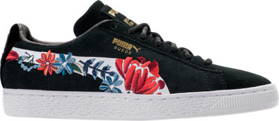 women's puma suede classic embroidered casual shoes