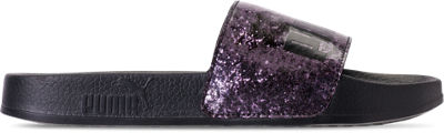 puma glitter slides