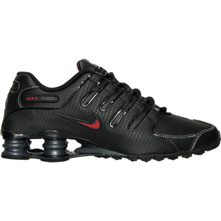 Nike Shox Nz Men's Shoe (black) In Black/red