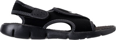 UPC 091203410376 product image for Nike Boys' Little Kids' Sunray Adjust 4 Sandals, Black | upcitemdb.com