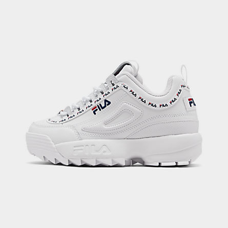 Fila Boys' Little Kids' Disruptor 2 Repeat Flag Casual Shoes In White ...