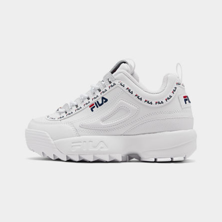 Fila Boys' Little Kids' Disruptor 2 Repeat Flag Casual Shoes In White ...