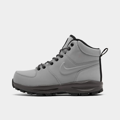 men's nike manoa leather boots grey