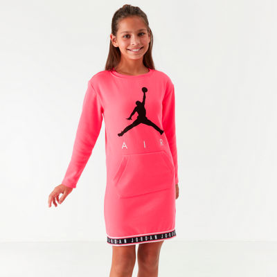 pink nike hoodie dress