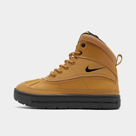 Nike Big Kids Woodside 2 High Top Boots From Finish Line In Wheat/black