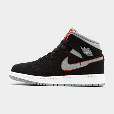 Big Kids' Air Jordan 1 Mid Basketball Shoes Finish Line