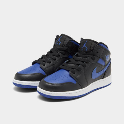 Big Kids Air Jordan Retro 1 Mid Basketball Shoes Finish Line