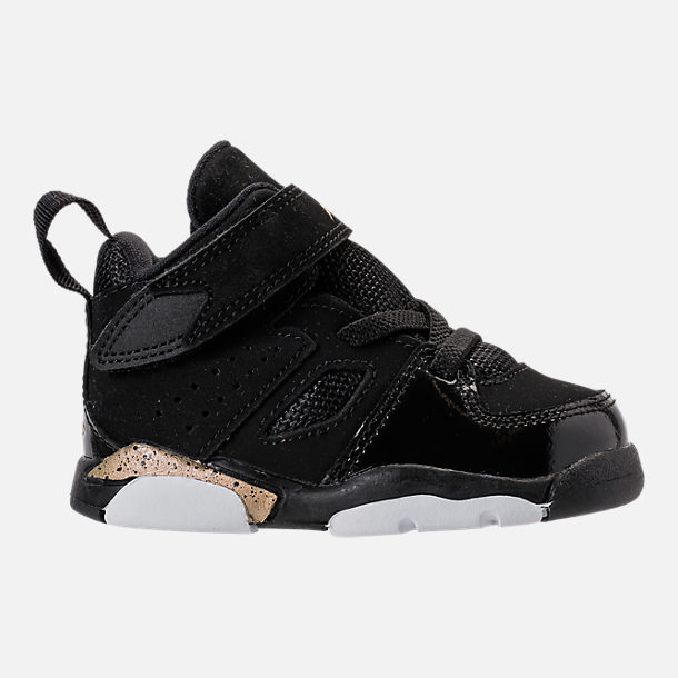 Boys' Toddler Air Jordan Flight Club '91 Basketball Shoes| Finish Line Right view of Boys' Toddler Air Jordan Flight Club '91 Basketball Shoes in Black