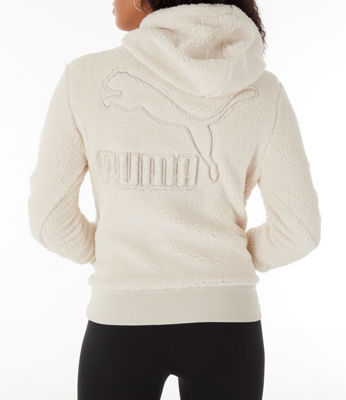 downtown pullover sherpa hoodie