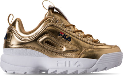 UPC 607949140332 product image for Fila Women's Disruptor II Premium Metallic Casual Shoes, Brown | upcitemdb.com