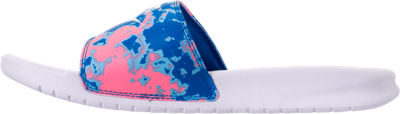 women's nike benassi jdi print fp slide sandals