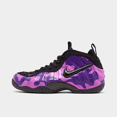 purple foamposite shoes