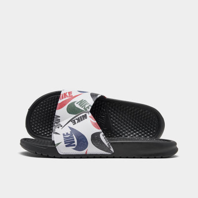 Men S Nike Benassi Jdi Print Slide Sandals Finish Line