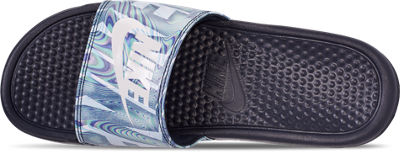 men's nike benassi jdi print slide sandals