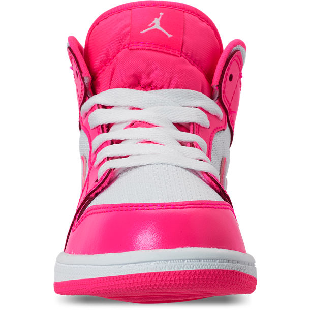 Girls' Little Kids' Air Jordan 1 Mid Casual Shoes Finish Line