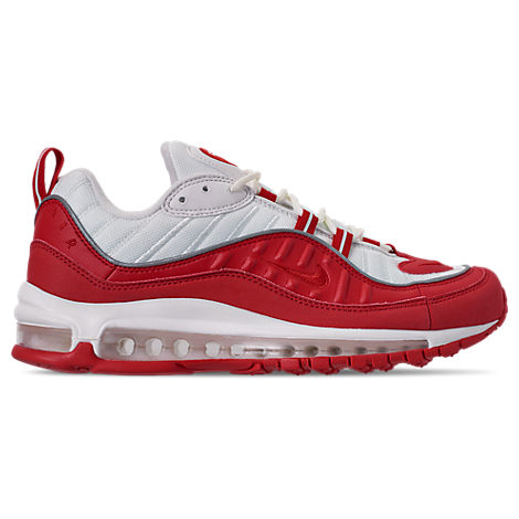 NIKE NIKE MEN'S AIR MAX 98 CASUAL SHOES IN RED SIZE 13.0 LACE,2427288