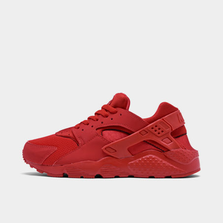 Nike Big Kids' Huarache Run Casual Shoes In University Red/university Red