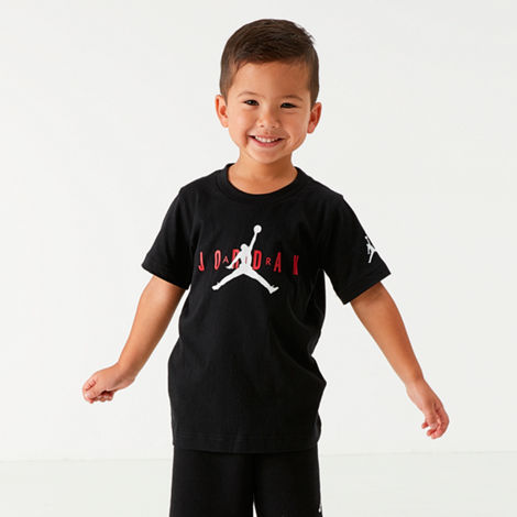 Nike Jordan Boys' Toddler Air Jumpman T-shirt In Black