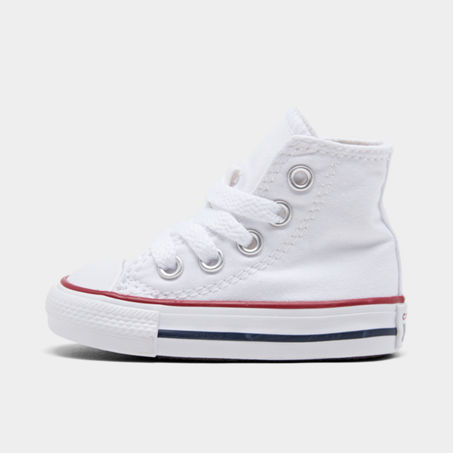 Shop Converse Kids' Toddler Chuck Taylor Hi Casual Shoes In White
