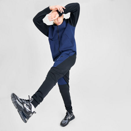 Nike Men's Tech Fleece Jogger Pants In Blue/black