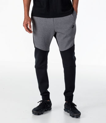 men's nike air block logo fleece jogger pants