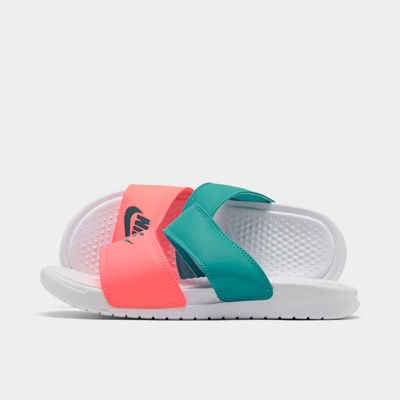 women's benassi duo ultra slide sandals from finish line