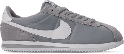 grey nike cortez mens