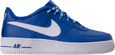 Boys' Grade School Nike NBA Air Force 1 Low LV8 Casual Shoes | Finish Line