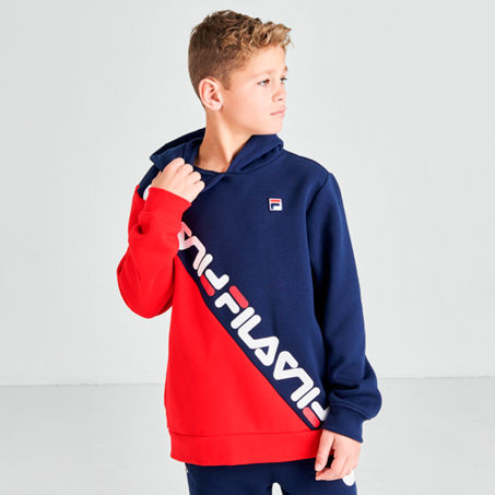 Fila Kids' Boys' Hoodie In Red | ModeSens